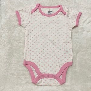 🎀 3-6 months baby girl bodysuit onesies heart pattern 🎀 baby girl clothes pink